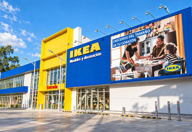 IKEA Storefront with Family Billboard
